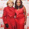 TV personalities Barbara Walters and Star Jones attend the American Heart Association\